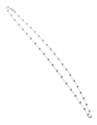 Cadena forzada bolas - 45 cm - 3 mm