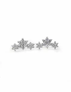 Birks SnowflakeCluster Diamond Stud Earrings