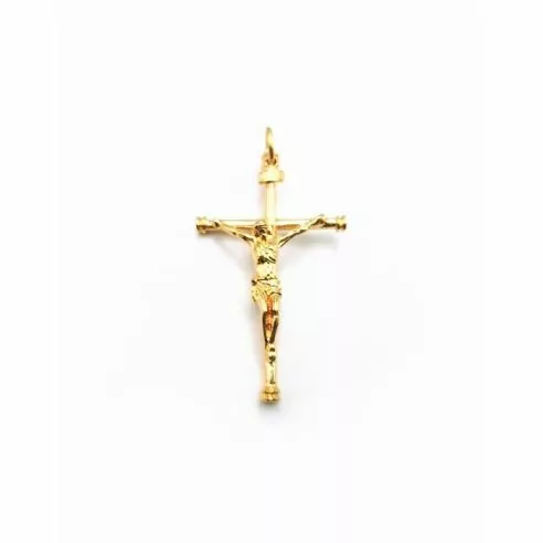 Cruz Cristo oro 18k - 3.3 cm