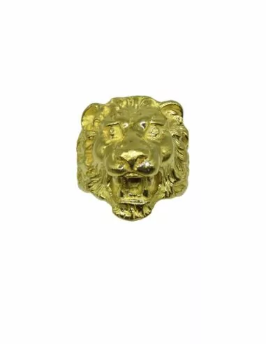 Anillo león oro 18k