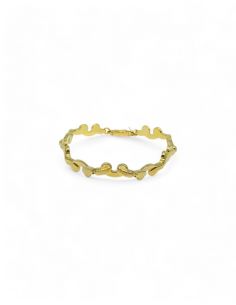Pulsera semirrígida nubes18K-19,50CM - Joyería Orocash
