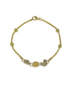 Pulsera animales oro 18k I Joyeria Orocash 2