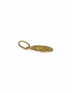 Medalla bebe reloj oro 18k. 2