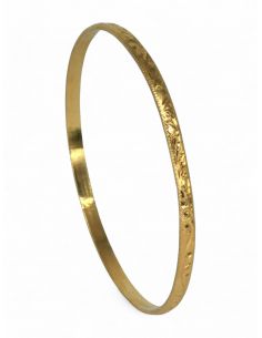 Pulsera aro labrada oro 18K - Joyería Orocash 2