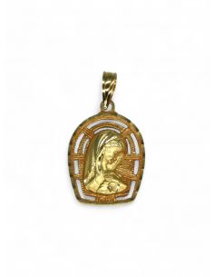 Dije niña religiosa oro 18 k - Joyería Orocash