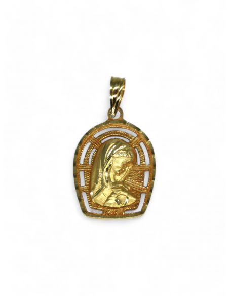 Dije niña religiosa oro 18 k - Joyería Orocash