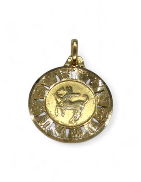 Colgante horóscopo Sagitario oro 18k - 2cm