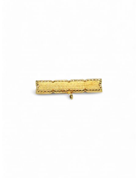 Broche cuadrado oro 18k - Joyería OroCash