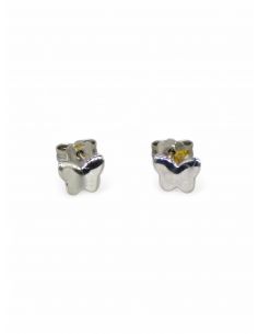 Pendientes mariposa oro blanco 18k - Joyería OroCash