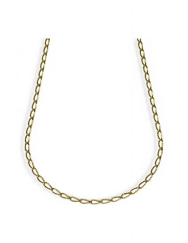 Cadena Bilbao oro 18k - 60cm - Joyería Orocash
