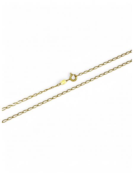 Cadena Bilbao oro 18k - 60cm - Joyería Orocash