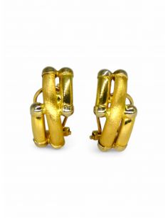 Pendientes tres palos oro 18k - Joyería Orocash