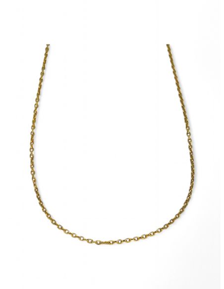 Cadena forzada oro 18k - 38x0.1cm - Joyería Orocash