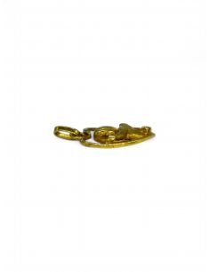Colgante corazón cupido oro 18k 2