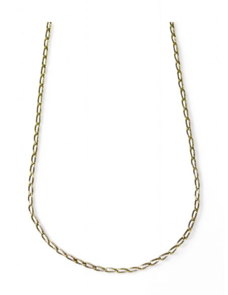 Cadena Bilbao oro 18k -54cm