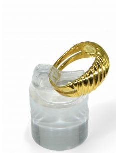 Anillo líneas ancho Oro 18k - T.15 - Joyería OroCash 2