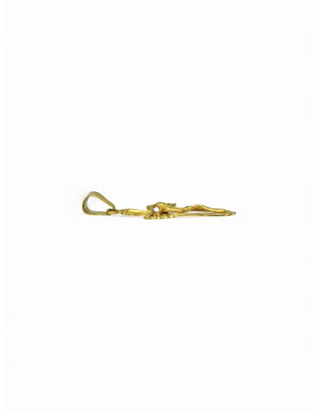 Colgante cruz calada con Cristo oro 18k - Joyería Orocash