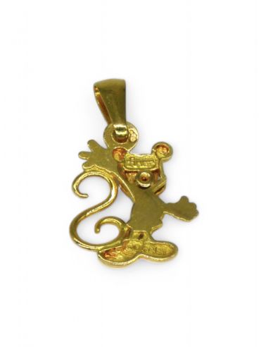Colgante Mickey Mouse letra S oro 18k - Joyería Orocash