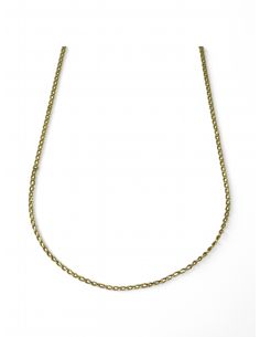Cadena estilo forzada 65cm oro 18k - Joyería Orocash