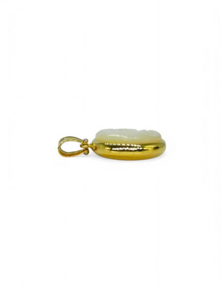 Colgante luna nácar oro 18k - Joyería Orocash