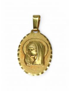 Medalla Virgen Niña oro 18K - Joyería Orocash