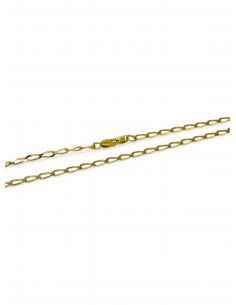 Cadena Bilbao oro 18k -60cm 2