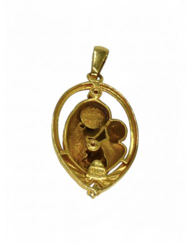 Colgante madre e hijos oro 18k.I Orocash Joyeria