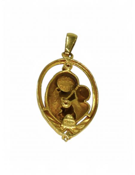 Colgante madre e hijos oro 18k.I Orocash Joyeria
