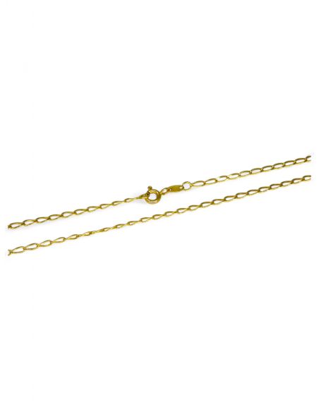 Cadena tradicional eslabón bilbao 62cm oro 18k - Joyería Orocash