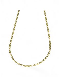 Cadena tradicional eslabón bilbao 62cm oro 18k - Joyería Orocash