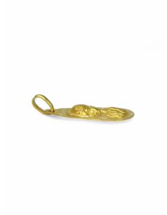 Medalla virgen niña oro 18k. 2