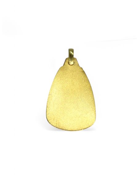 Medalla Virgen niña oro 18k - 2.9cm