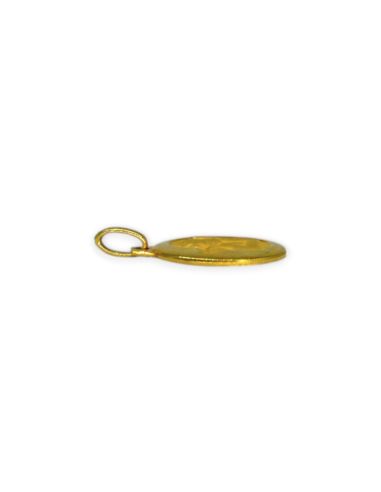 Medalla ángel san Rafael oro 18k - 1.6cm - Joyería Orocash
