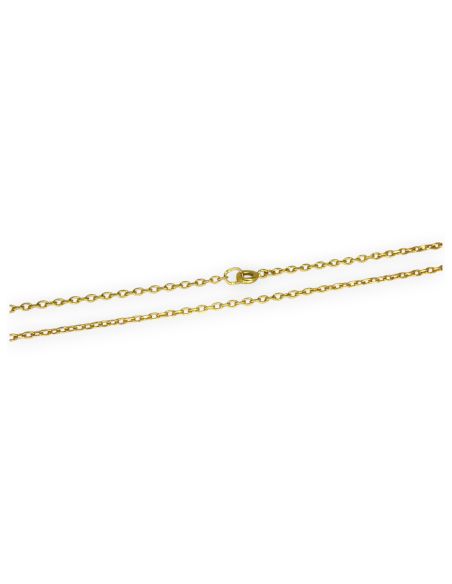 Cadena clásica eslabón forzado 61cm oro 18k - Joyería Orocash