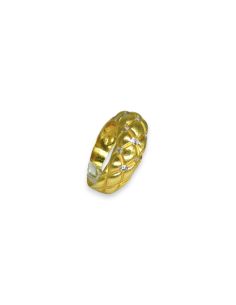 Anillo panel con circonitas oro 18k - Joyería Orocash 2