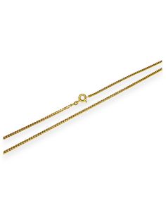 Cadena eslabón barbada 60cm oro 18k - Joyería Orocash 2