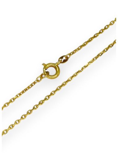 Cadena eslabón forzada 49cm oro 18k - Joyería Orocash