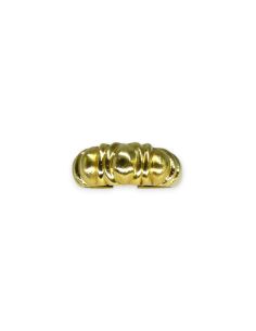 Anillo Líneas semi bolas oro 18k - T. 14 2