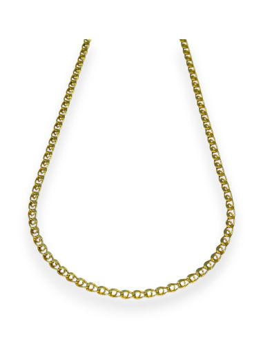 Cadena eslabón love 60cm oro 18k - Joyería Orocash