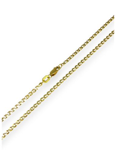 Cadena eslabón love 60cm oro 18k - Joyería Orocash