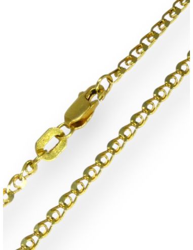 Cadena eslabón love 60cm oro 18k - Joyería Orocash