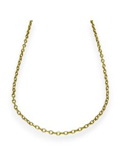 Cadena eslabón forzada 53cm oro 18k - Joyería Orocash