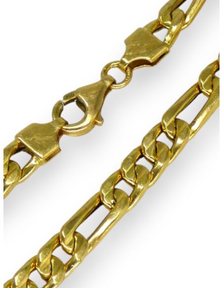Pulsera eslabón 3x1 20cm oro 18k - Joyería Orocash