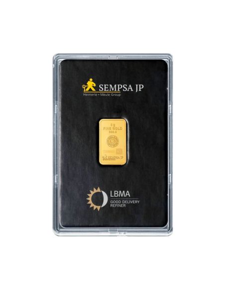 Lingote de 5gr de oro 24k - Oro Certificado al Mejor Precio - Joyería Orocash