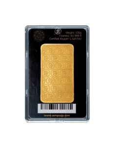Lingote Oro de 100 gramos SEMPSA 2