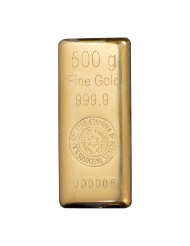 Lingote Oro de 500 gramos SEMPSA