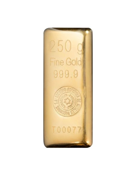 Lingote Oro de 250 gramos SEMPSA