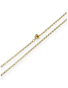 Cadena eslabón bilbao 50cm oro 18k - Joyería Orocash 2