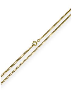 Cadena eslabón barbada 66cm oro 18k - Joyería Orocash 2