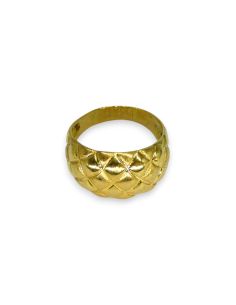 Anillo panel ancho oro 18k - Joyería Orocash 2